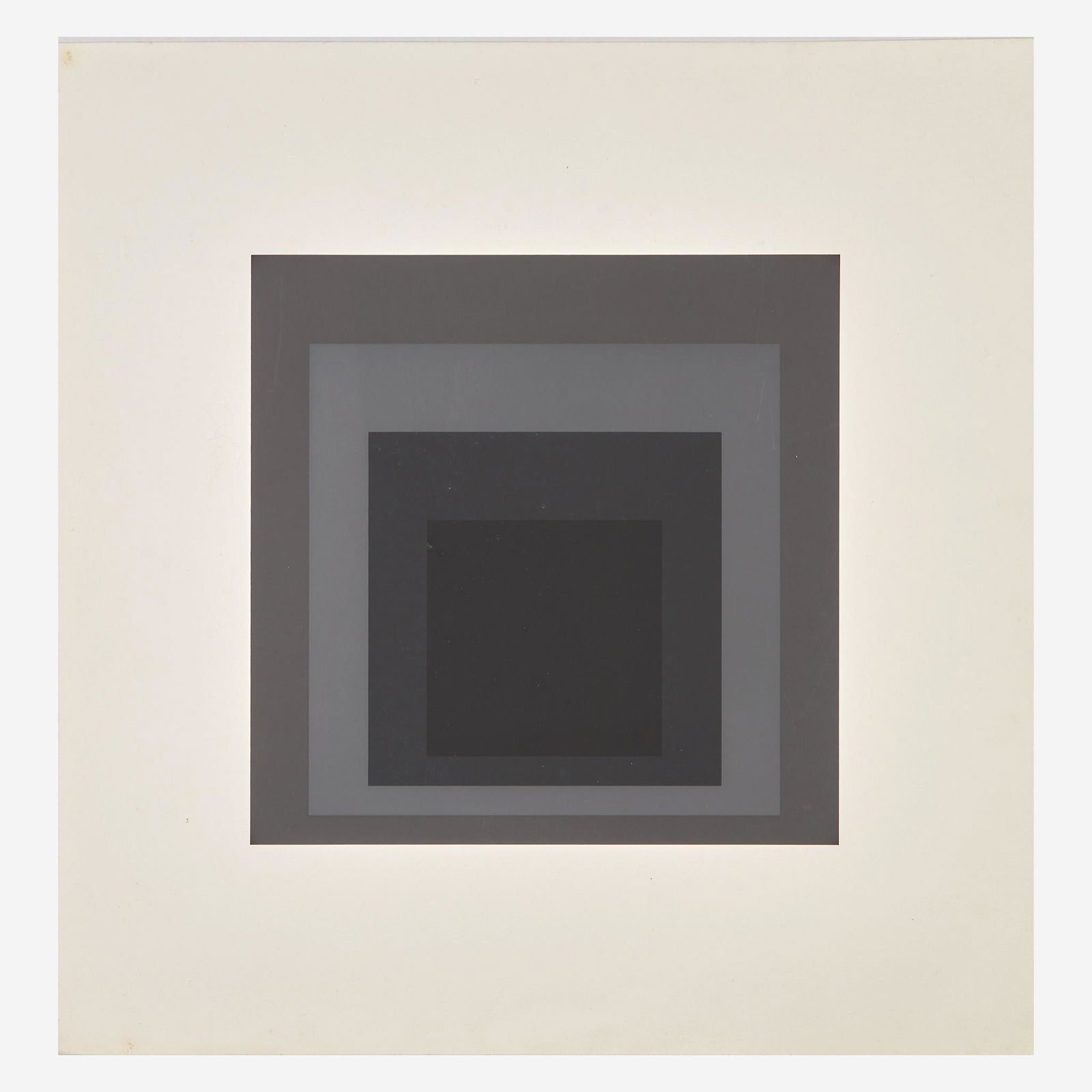 Josef Albers (American/German, 1888-1976) I-S LXXIIa; (1 of 2)