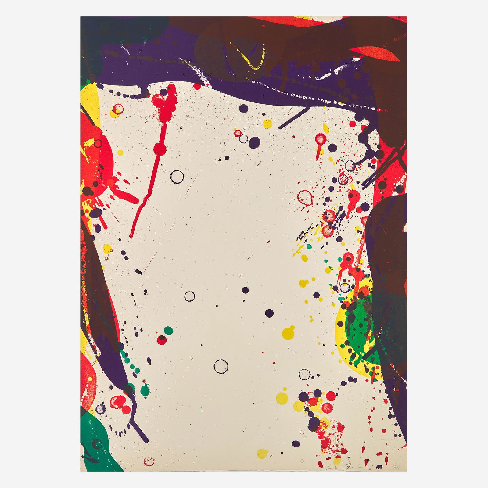 Sam Francis (American, 1923-1994) Untitled, from (1 of 1)
