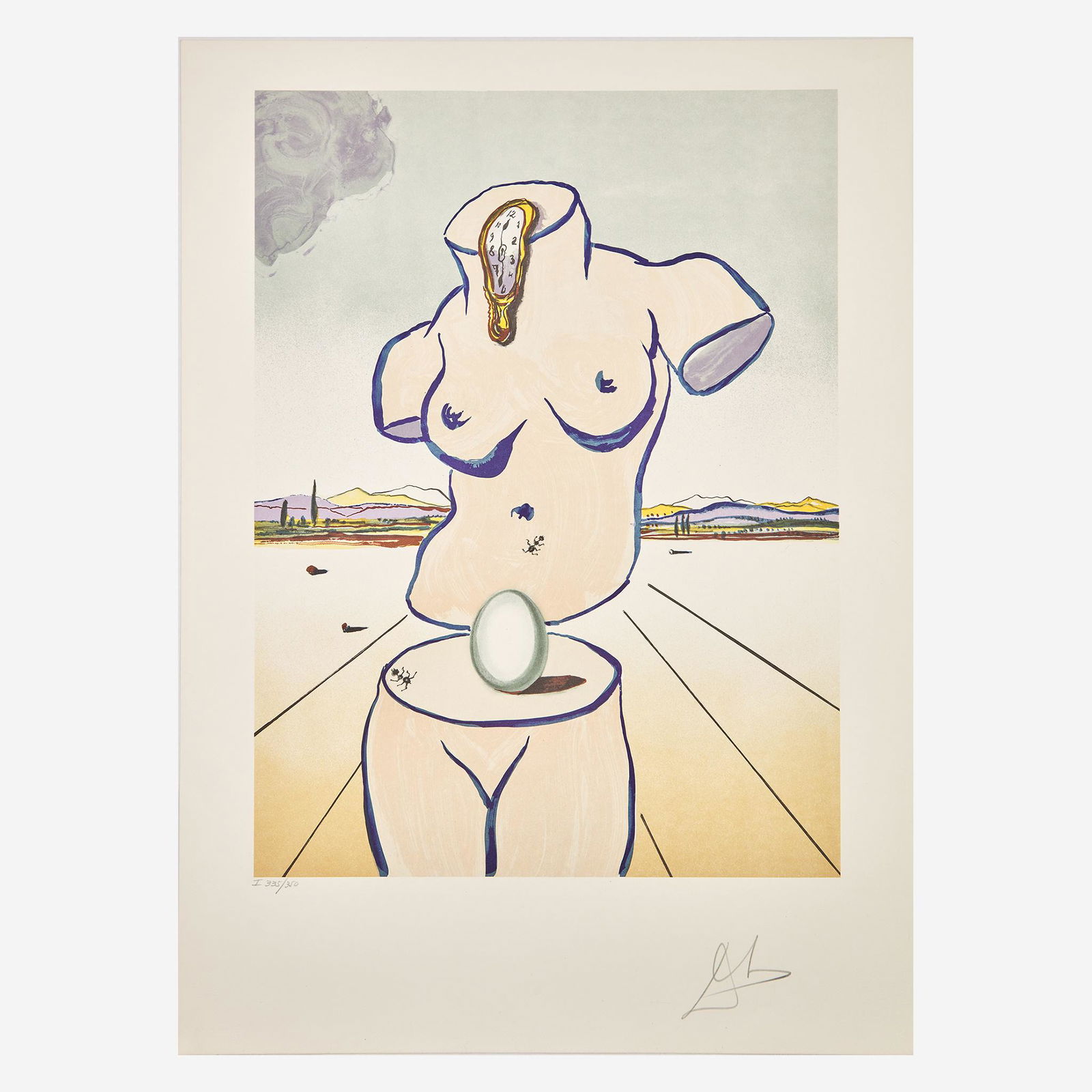 Salvador Dalí (Spanish, 1904-1989) Birth of Venus (1 of 1)