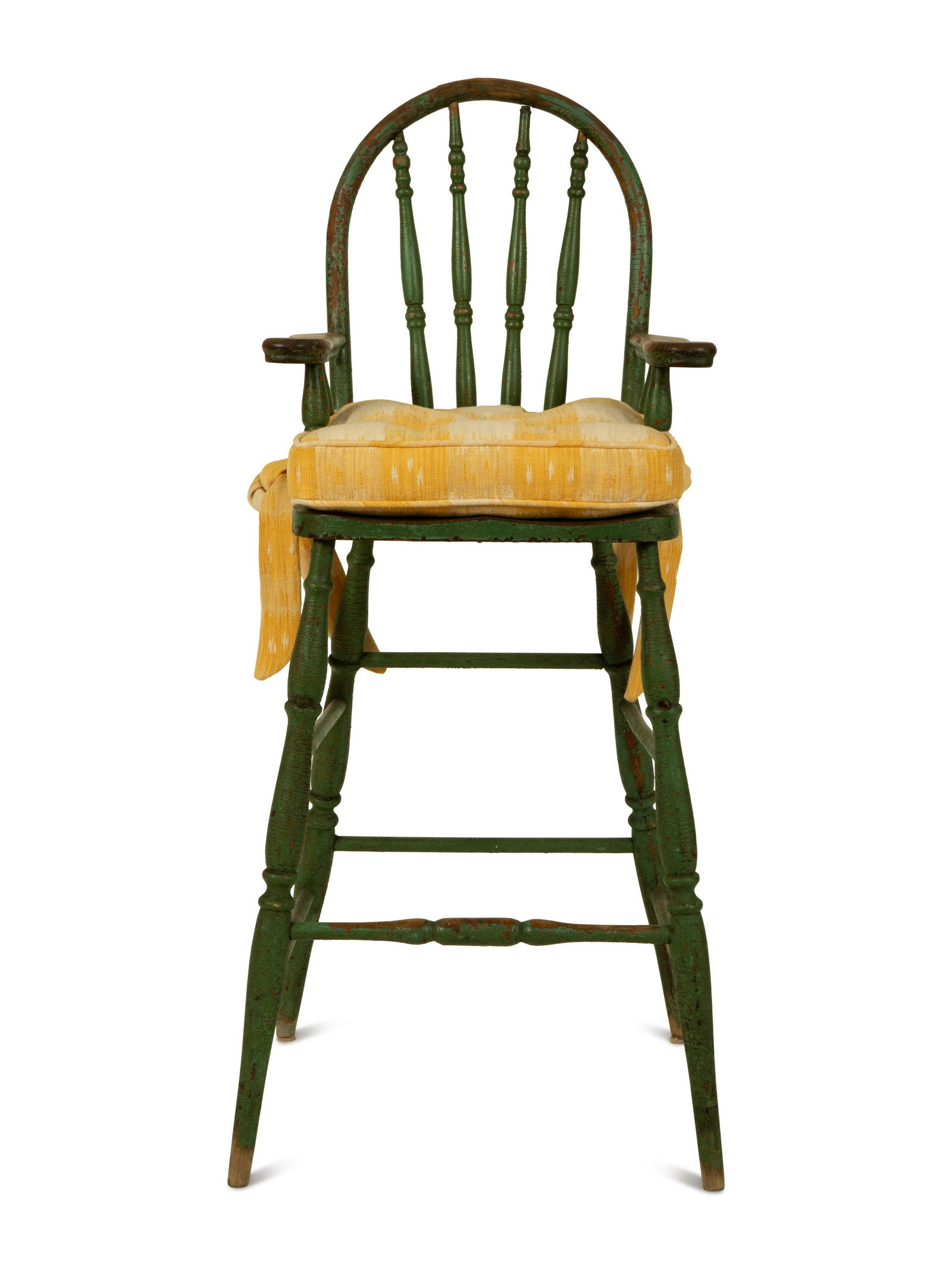 An American Painted Windsor Child's High Chair (1 of 3)