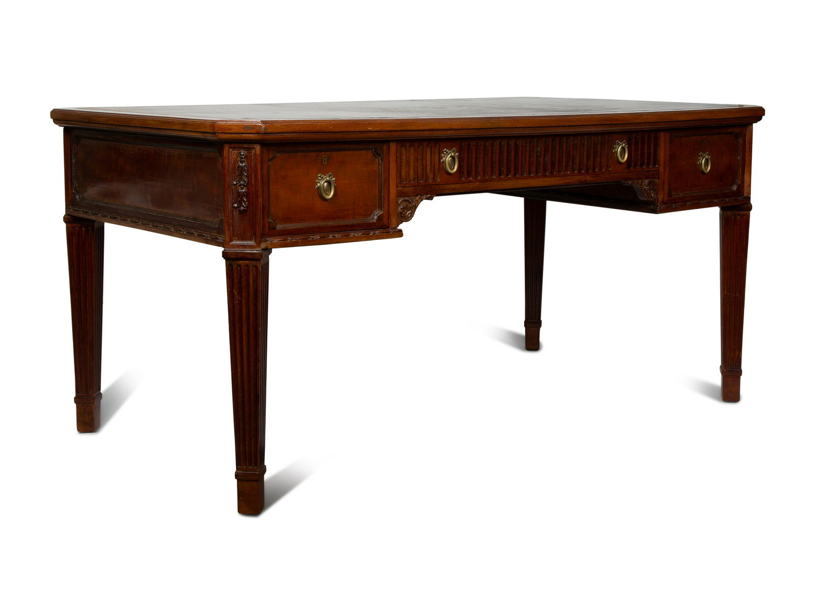 A Neoclassical Style Mahogany Writing Desk (1 of 4)