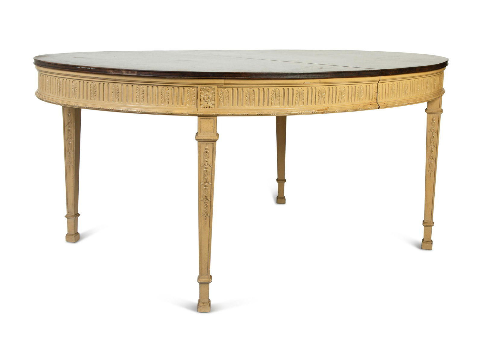 A George III Style Mahogany Top Dining Table (1 of 2)