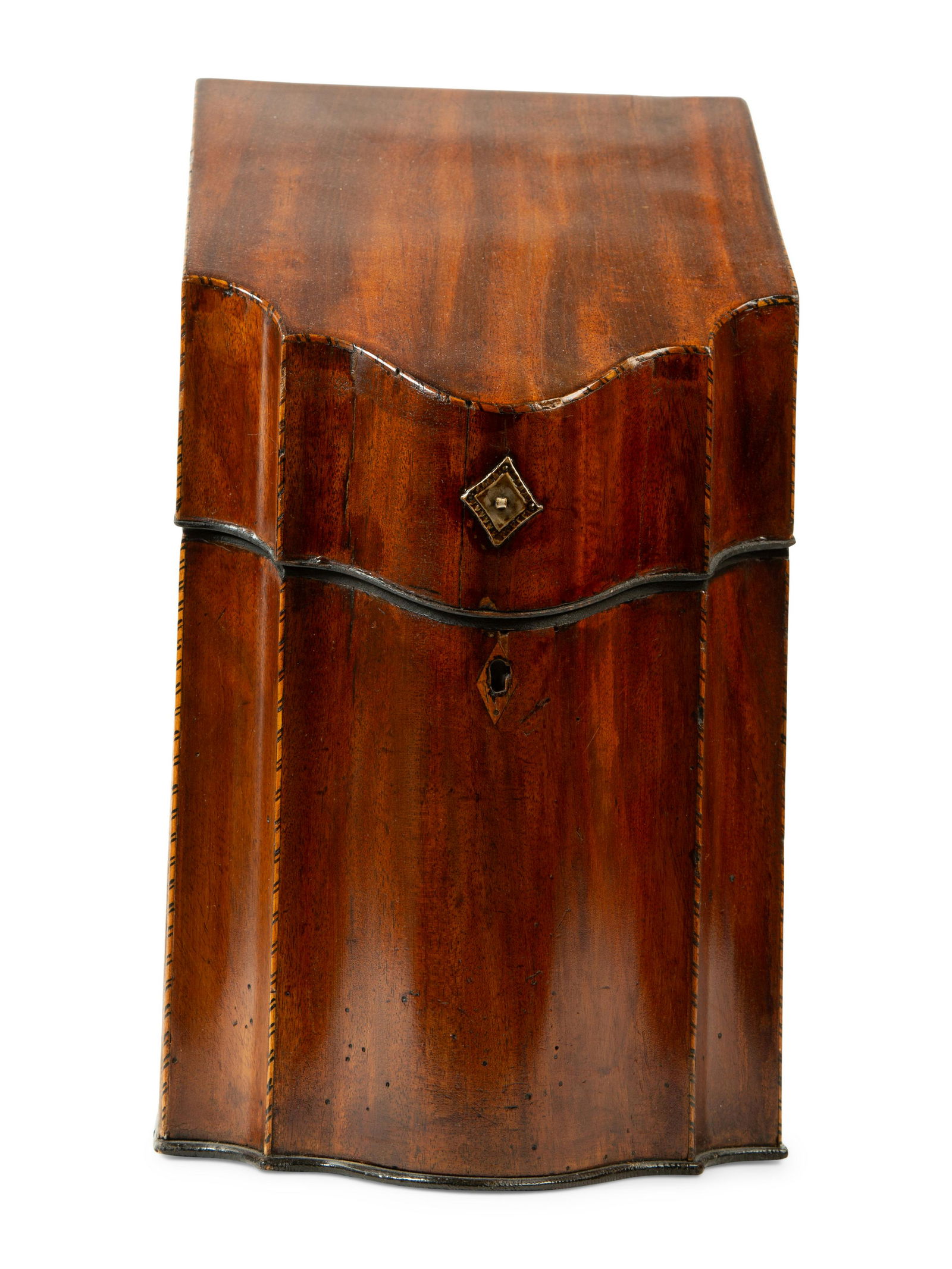 A Regency Style Mahogany Knife Box (1 of 3)