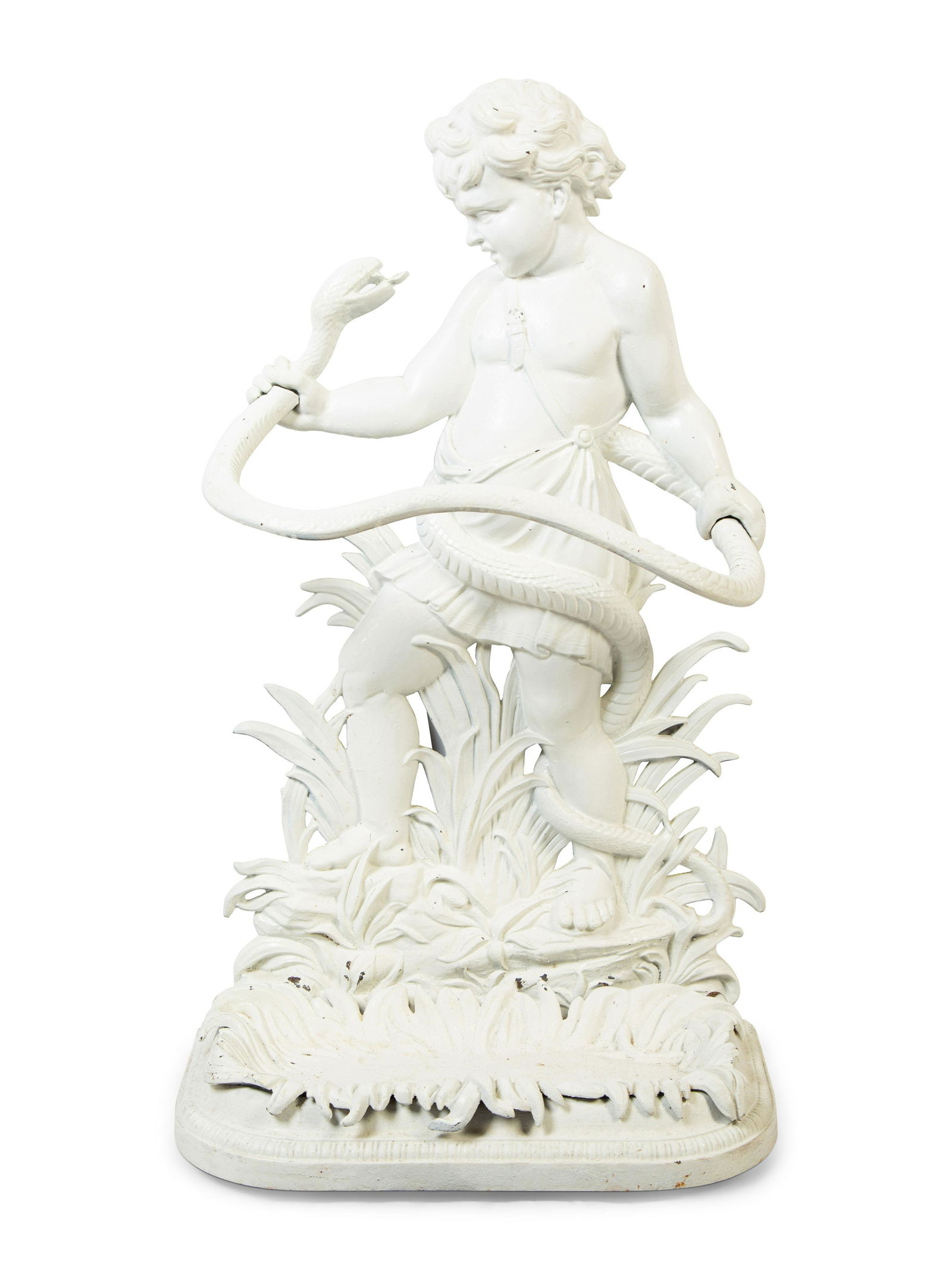 A Victorian Figural Cast Iron Umbrella Stand (1 of 1)