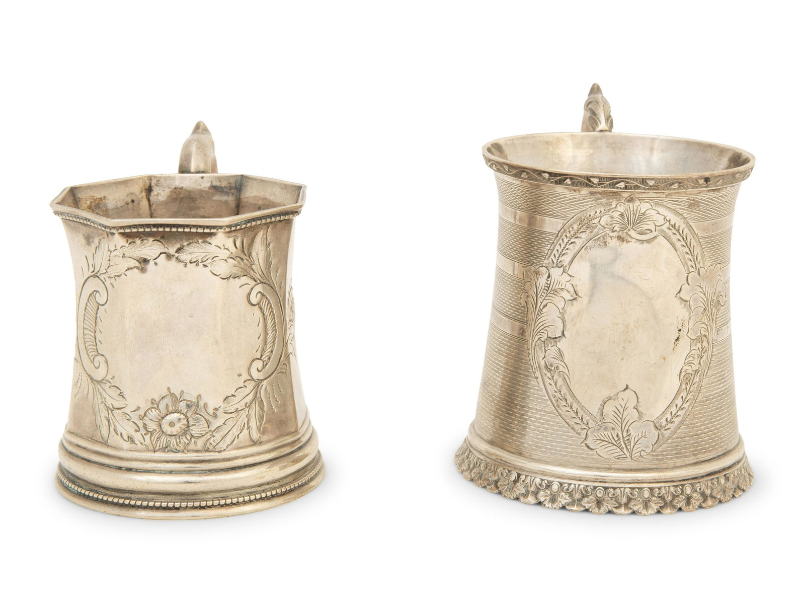 Two American Coin Silver Mugs (1 of 2)