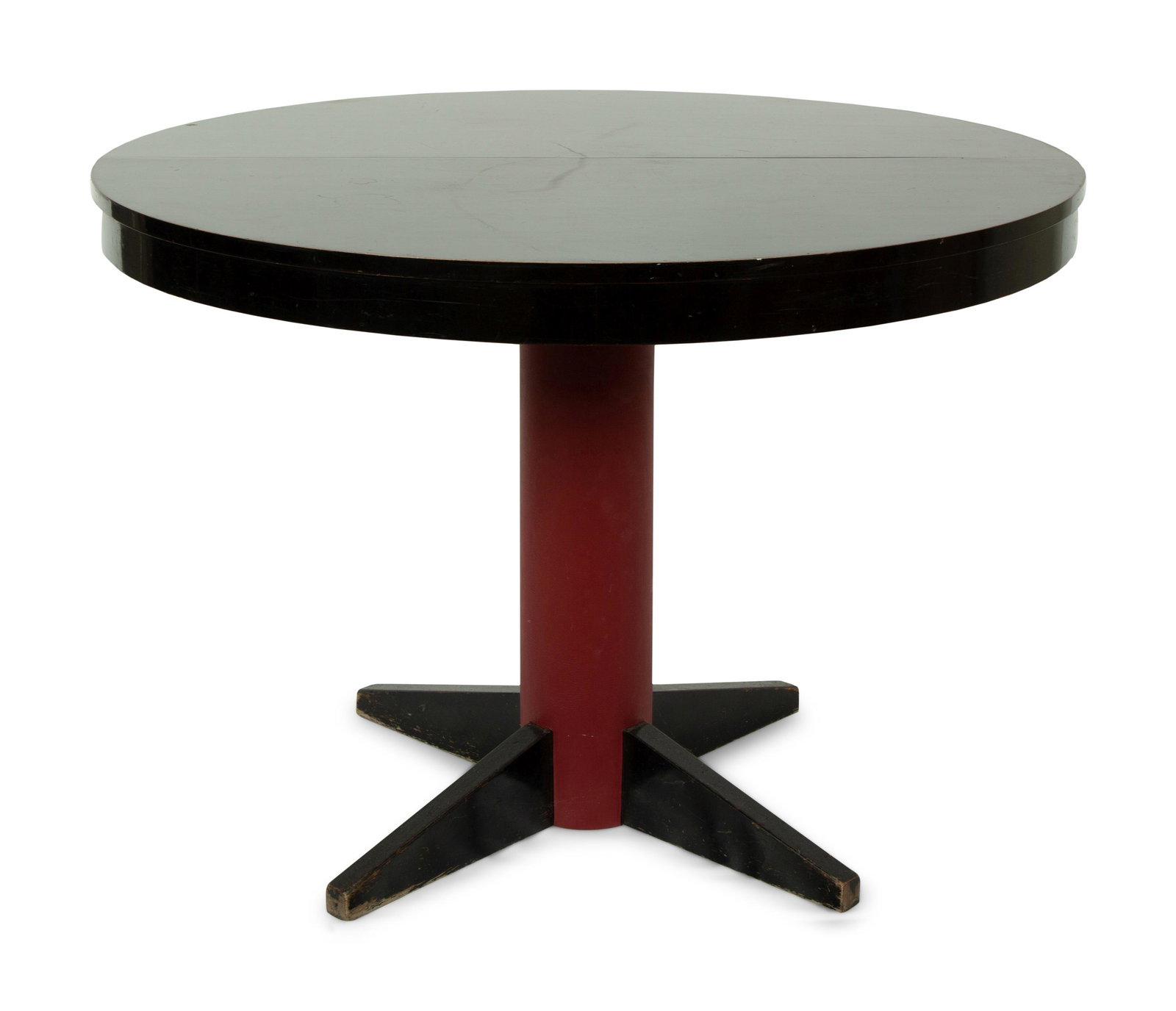 A Mid-Century Modern Painted Breakfast Table: A Mid-Century Modern Painted Breakfast Table 20TH CENTURY Height 30 x diameter 41 1/2. Property from the Collection of Mr. Akko van Acker, Miami Beach