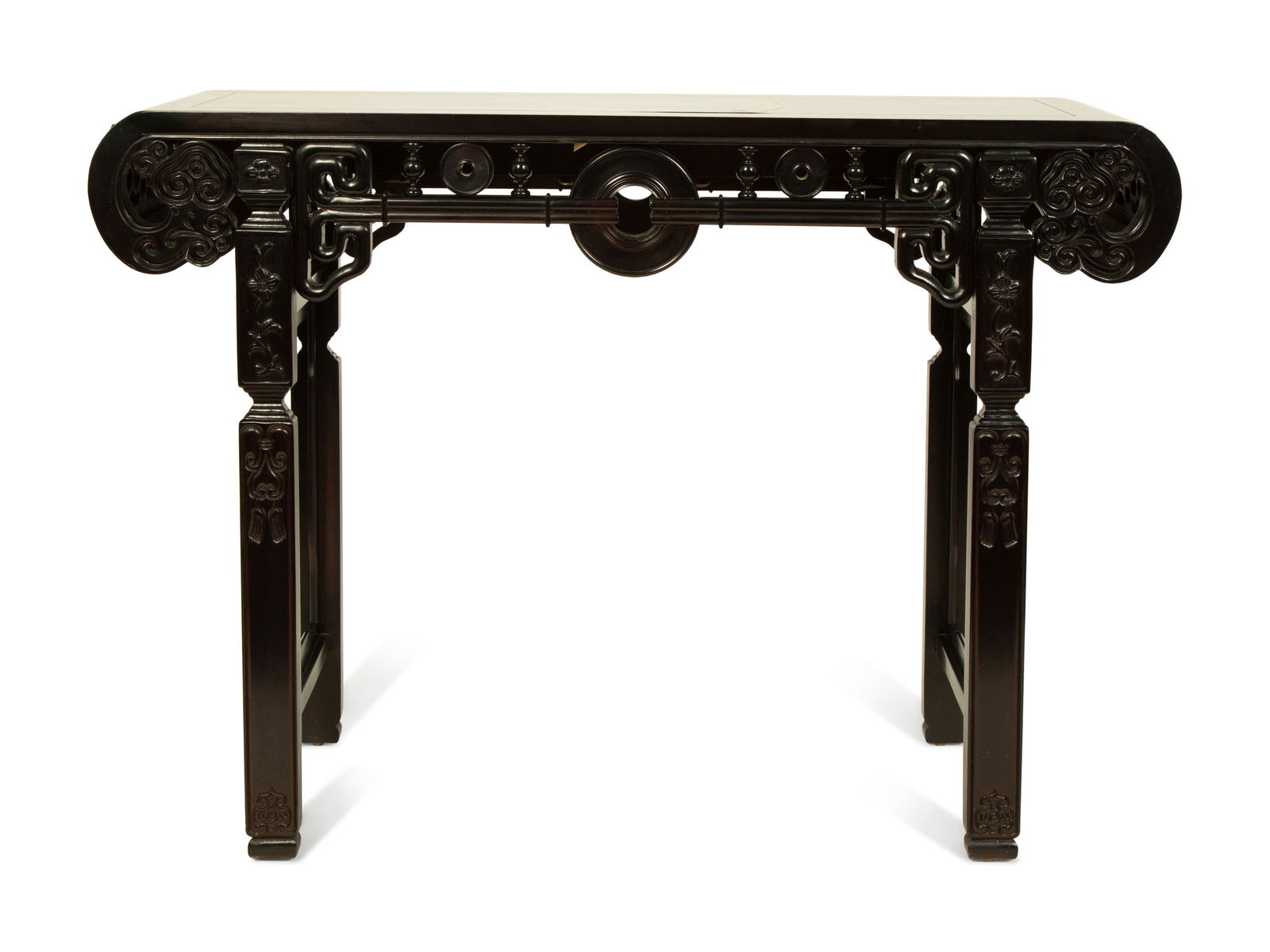 A Chinese Lacquer Hardwood Altar Table (1 of 3)