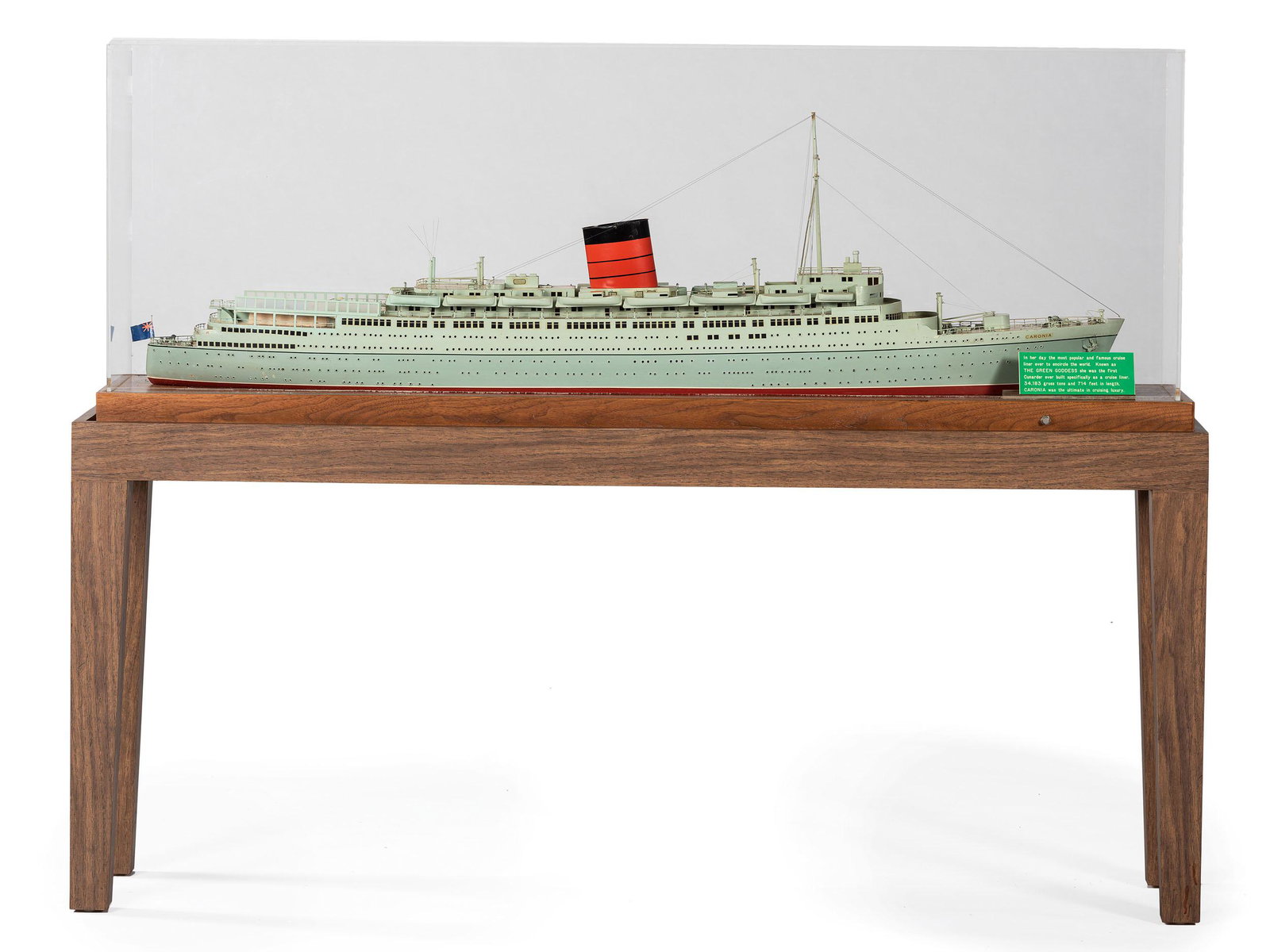 A Scale Model of the RMS Caronia Cunard Ocean Liner (1 of 12)