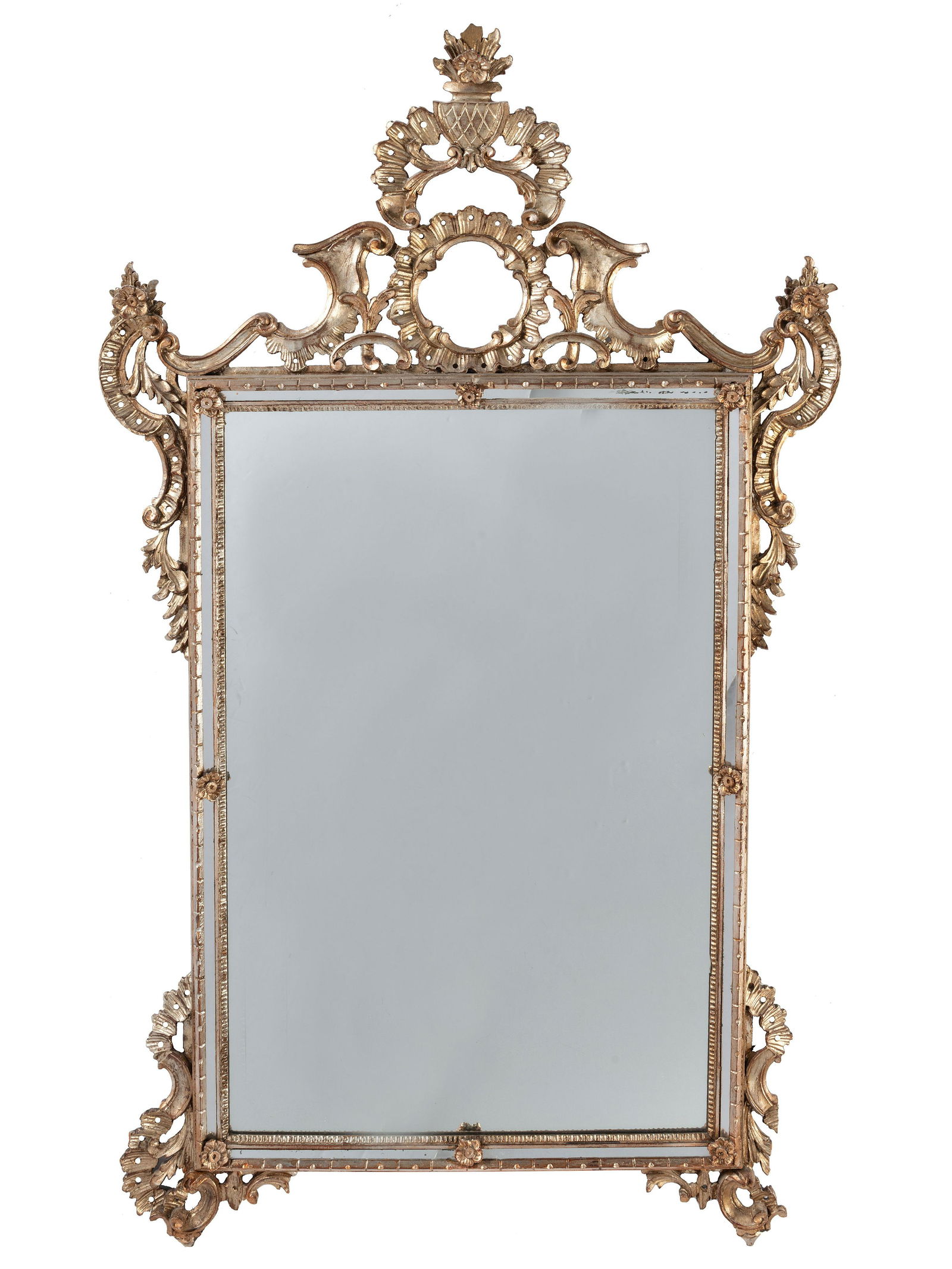 A Baroque Style Giltwood Mirror (1 of 2)