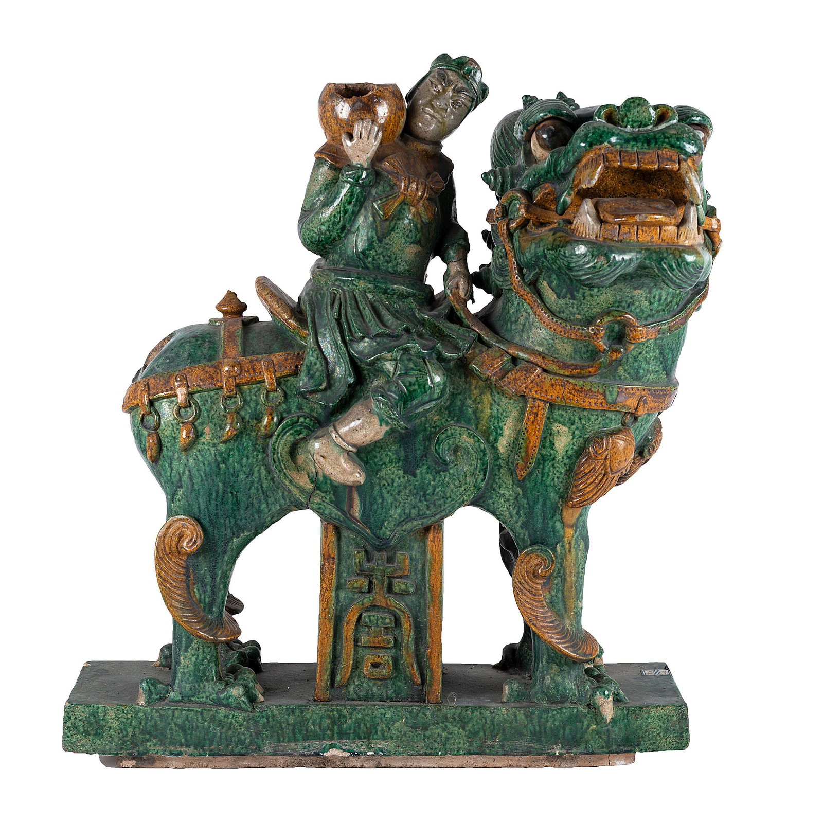 A Terracotta Foo Dog Roof Tile (1 of 8)