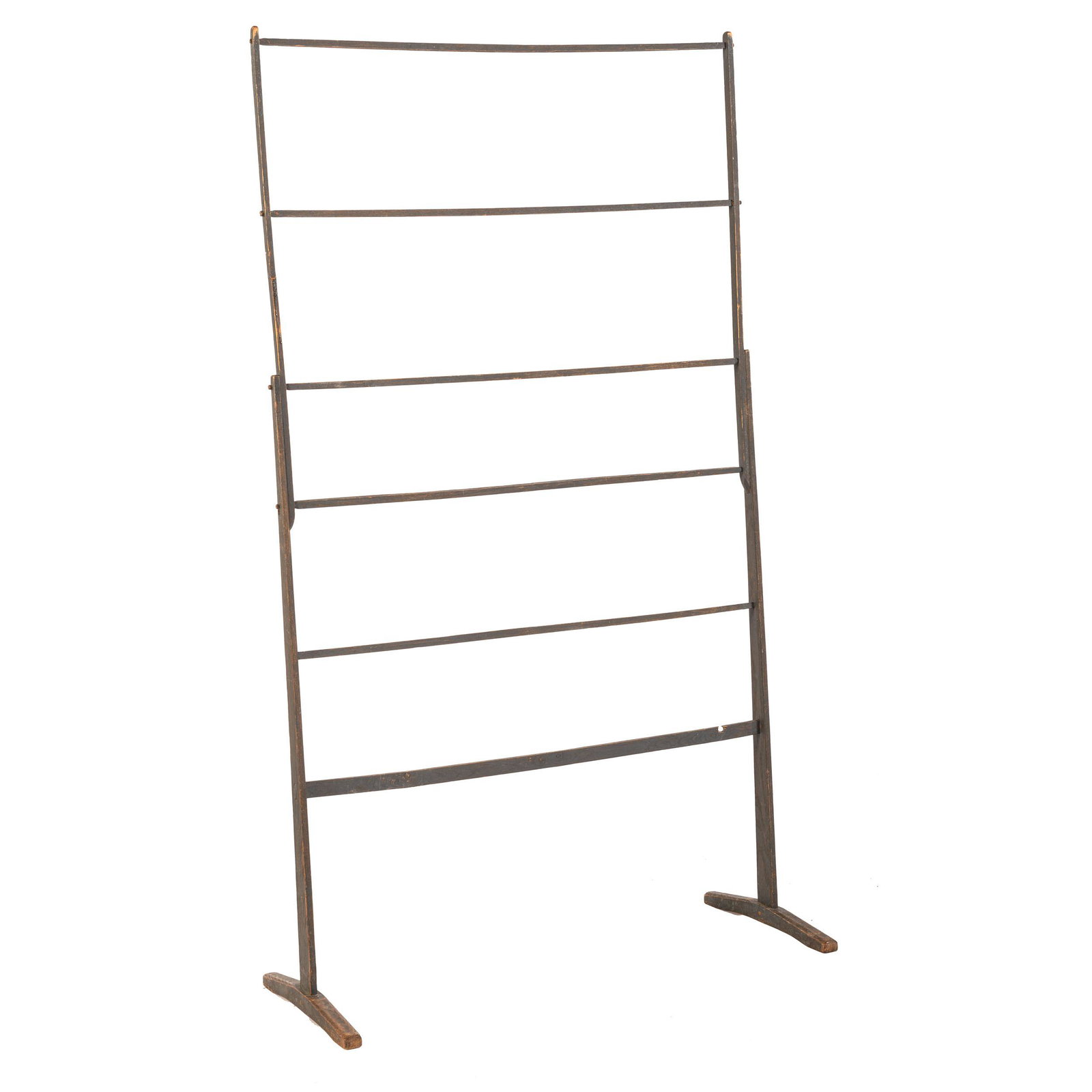 A Federal Black Painted Six-Tier Drying Rack (1 of 1)