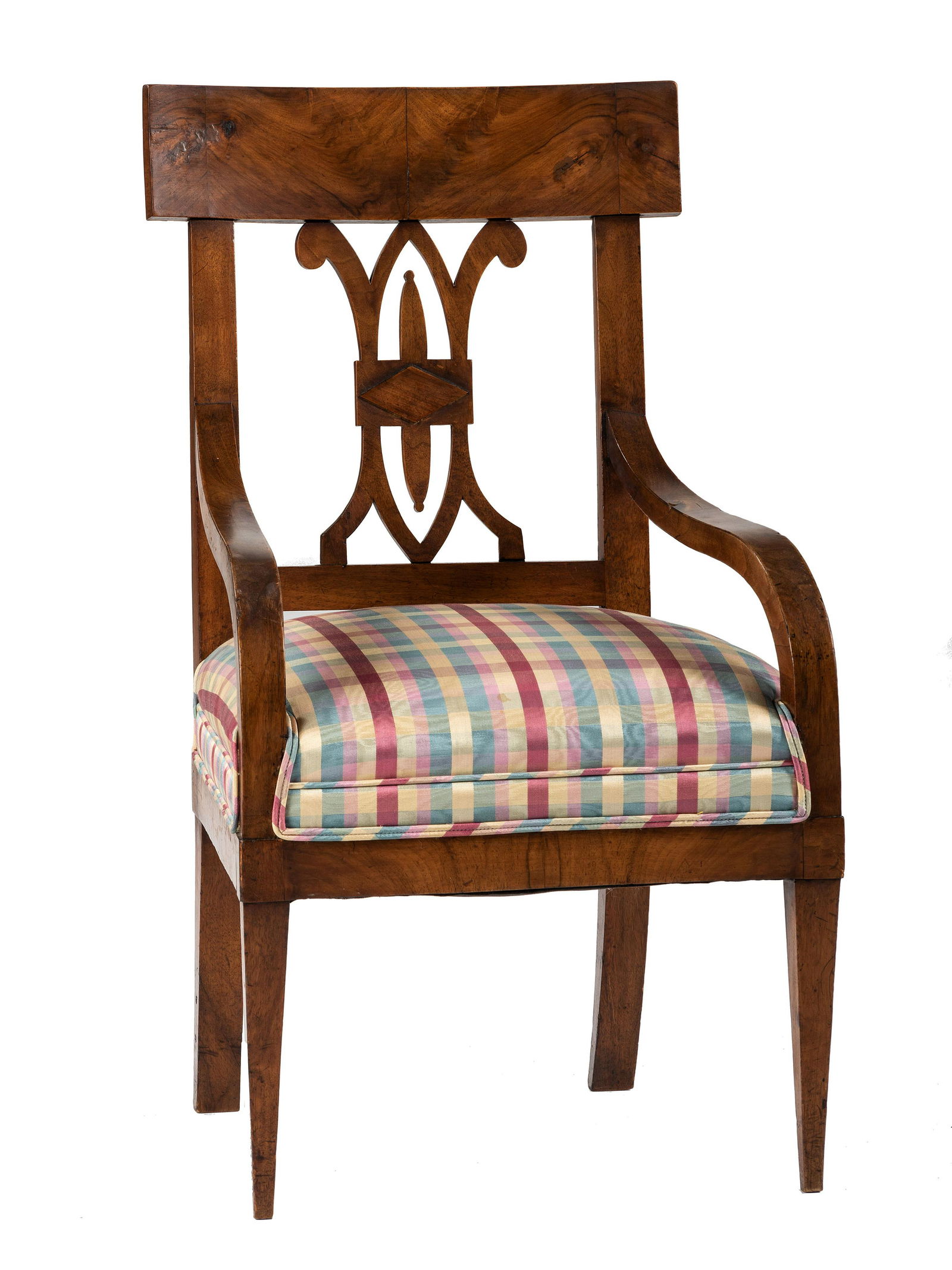 A Biedermeier Style Cherry Armchair   (1 of 4)