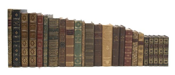 (BINDINGS, CLASSICAL) A group of 24 vols.: (BINDINGS, CLASSICAL) A group of 24 volumes. The Iliad and The Odyssey. By Homer. Translated by S. H. Butcher. London, 1929. 2 vols. Emblems, Divine and Moral. New Edition. By Fran
