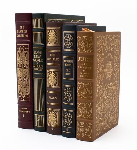 (EASTON PRESS) A group of 14 vols. published by th: (EASTON PRESS) A group of 14 volumes published by the Easton Press. Norwalk, C. T.: The Easton Press, (1976-1980). Jude the Obscure. By Thomas Hardy, (1977). The Brothers Karamazov. By Fyodor Dos