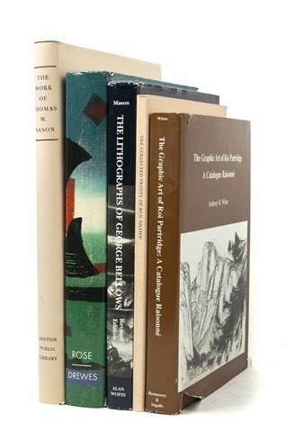(ART) A group of 15 catalogue raisonnes, including: (ART) A group of 15 catalogue raisonnes, including Roi Partridge, Ben Shahn, Arthur B. Davies, Adolf Dehn, Paul Cadmus, Odilon Redon, Rembrandt, Louis Lozowick, Martin Lewis, Leonard Baskin, Drewes, J