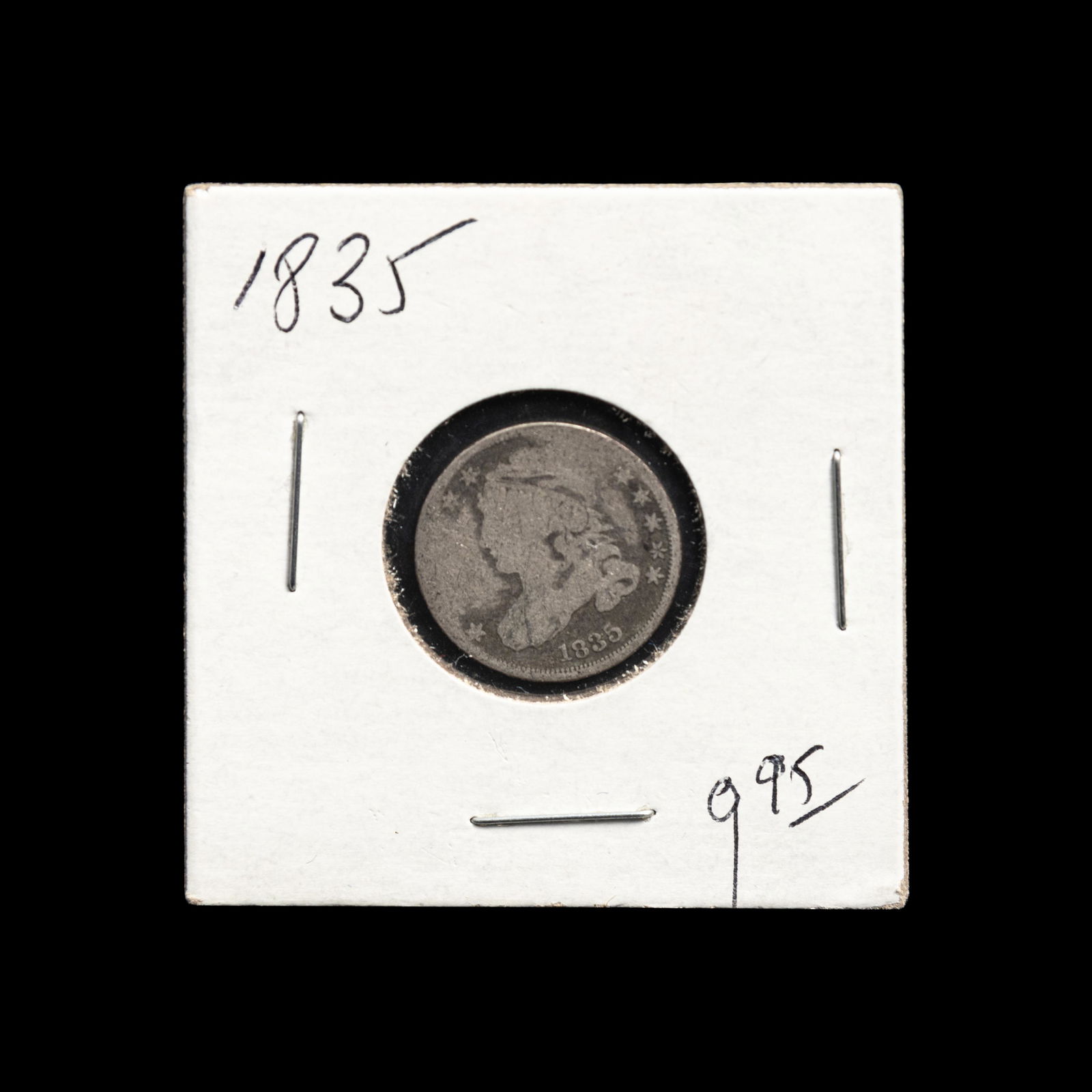 An 1835 Capped Bust 10c Coin (1 of 2)
