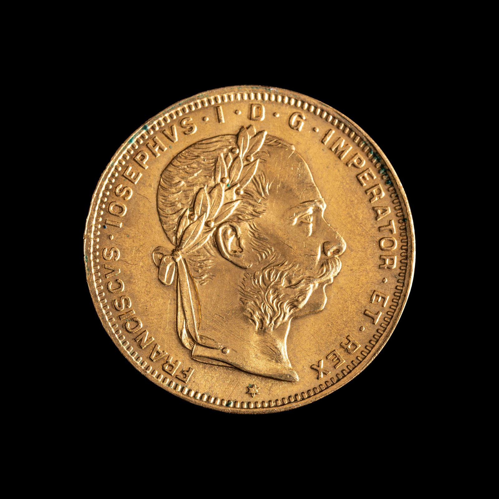 [AUSTRIA] 1892-Dated 8 Florin/20 Franc Restrike Gold: [AUSTRIA] 1892-Dated 8 Florin/20 Franc Restrike Gold Coin Property from the Estate of Paul Thomas Griffith, Dayton, Ohio