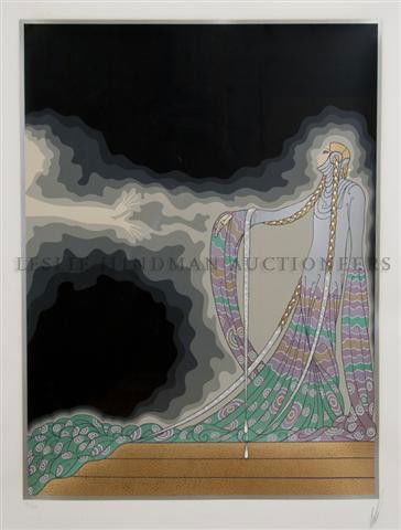 Erte (Romain de Tirtoff), (French/Russian, 1892-19: Erte (Romain de Tirtoff) (French/Russian, 1892-1990) The Golden Calf