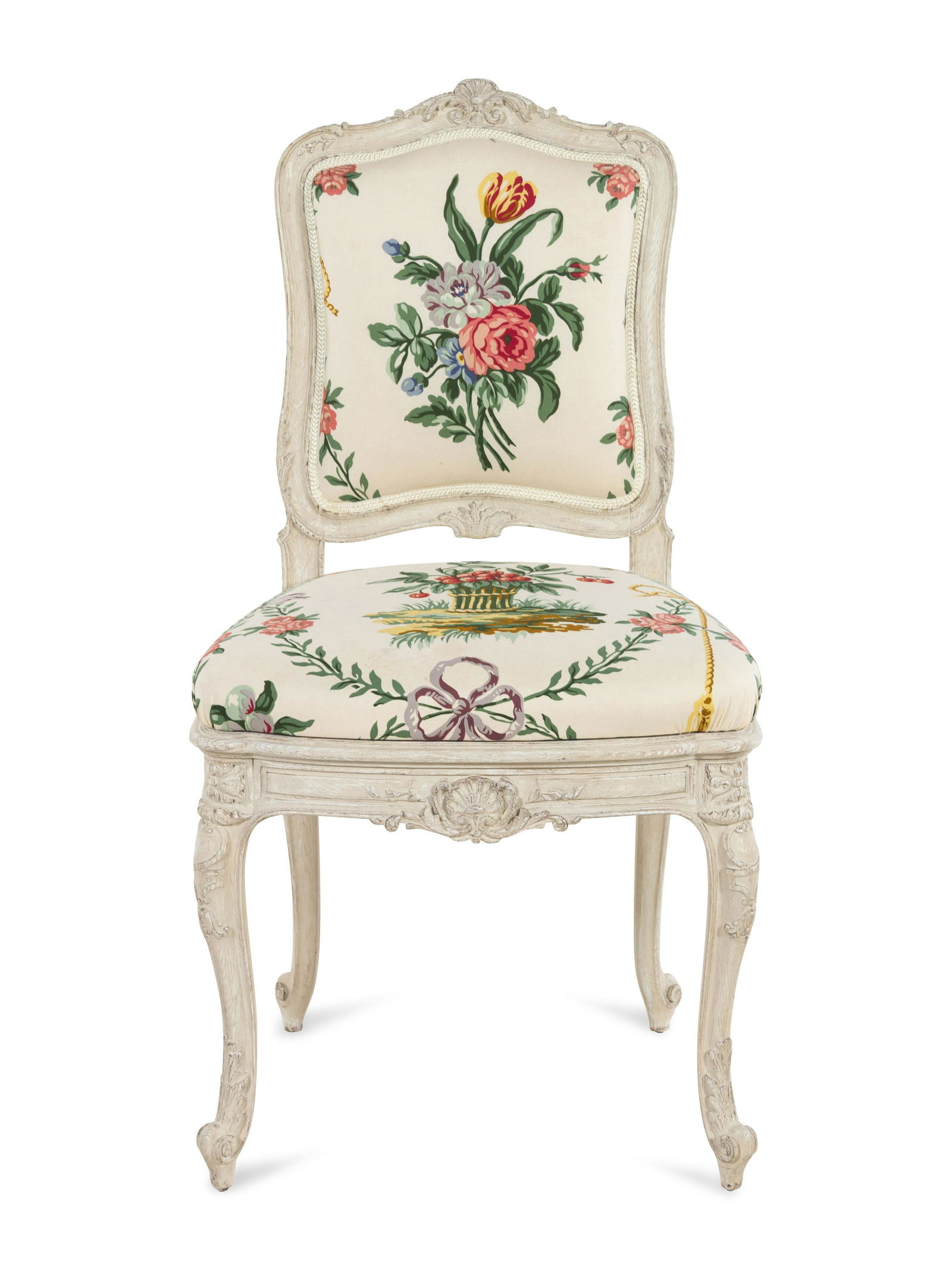A Louis XV Style Painted Side Chair (1 of 3)