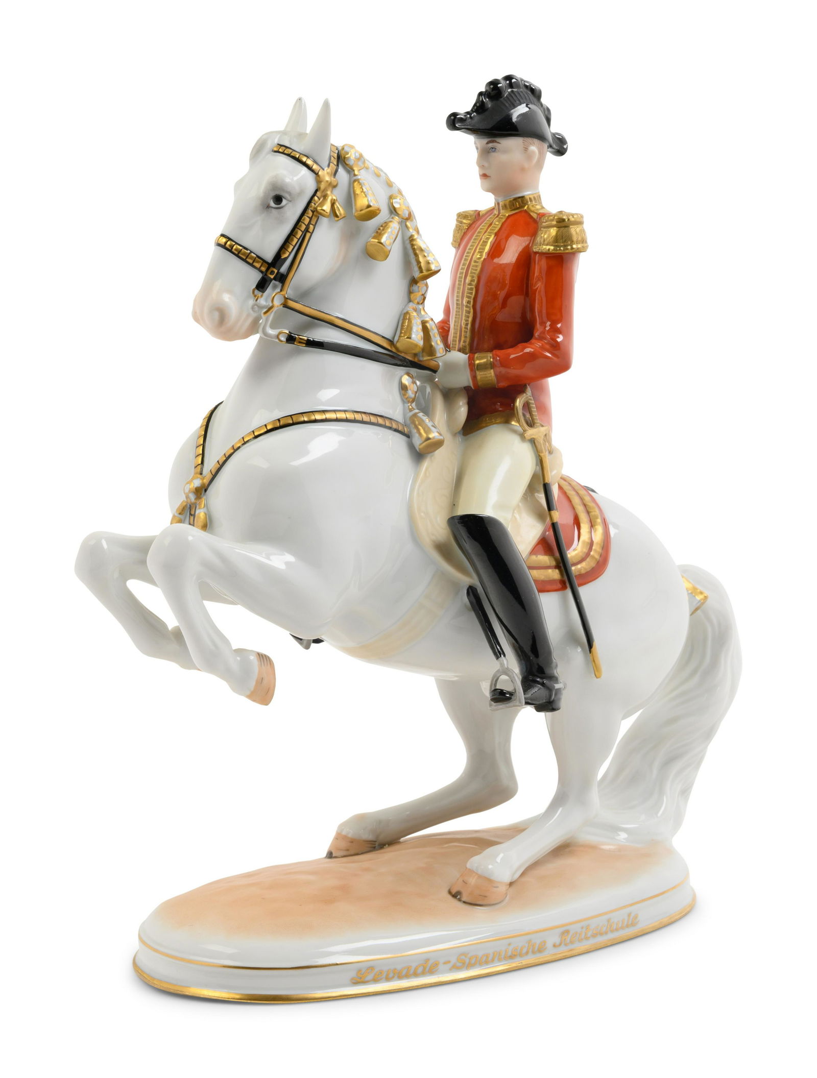 A Vienna Porcelain Figure of a Lipizzaner Horse and (1 of 5)