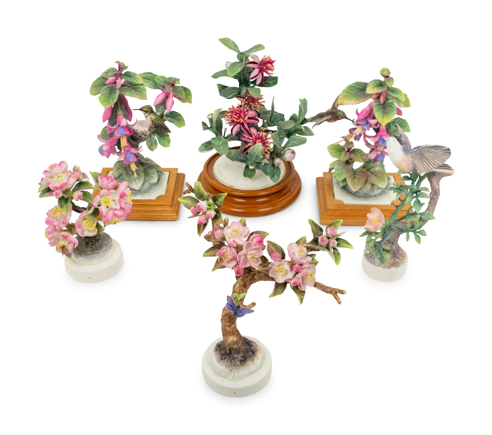 Six Royal Worcester Dorothy Doughty Porcelain Groups (1 of 4)