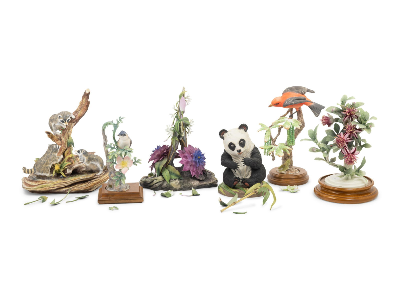 Six Boehm and Royal Worcester Dorothy Doughty Porcelain (1 of 7)