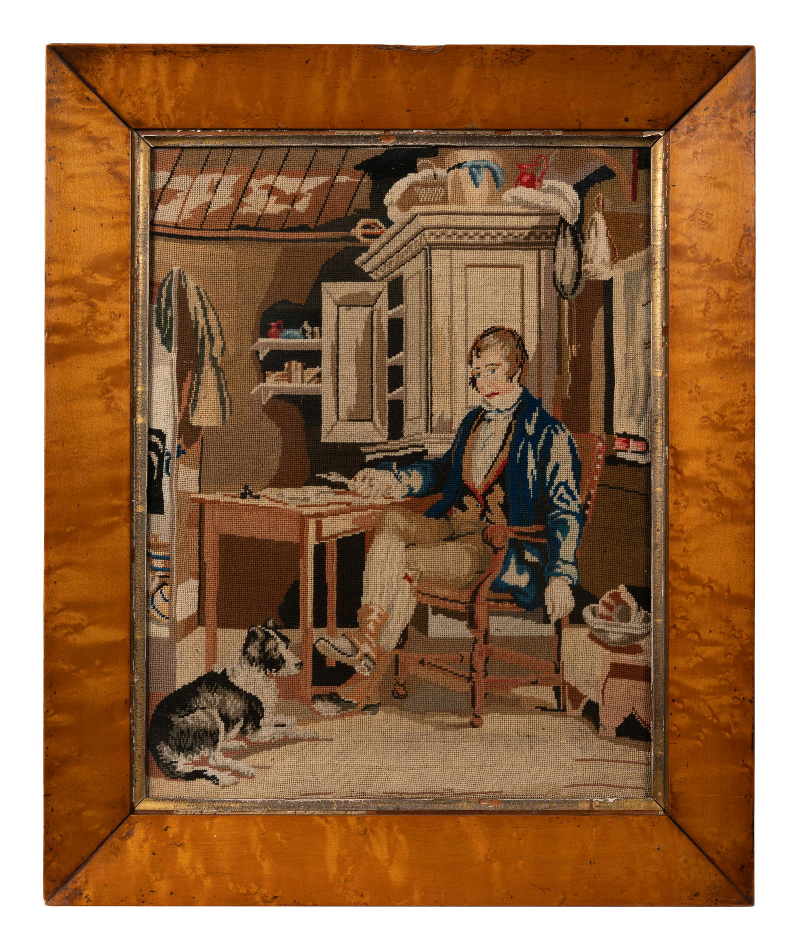 A Victorian Needlework Picture (1 of 4)