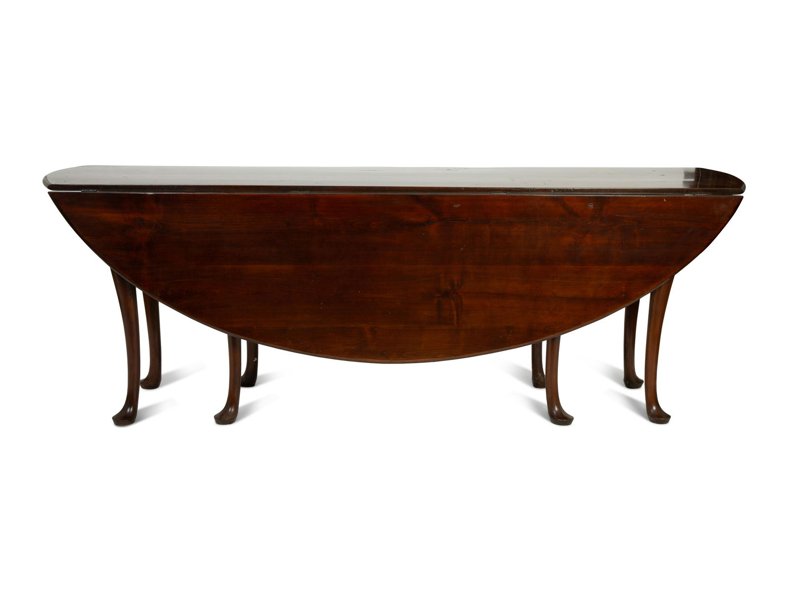 A Queen Anne Style Mahogany Gate-Leg Drop Leaf Dining (1 of 4)