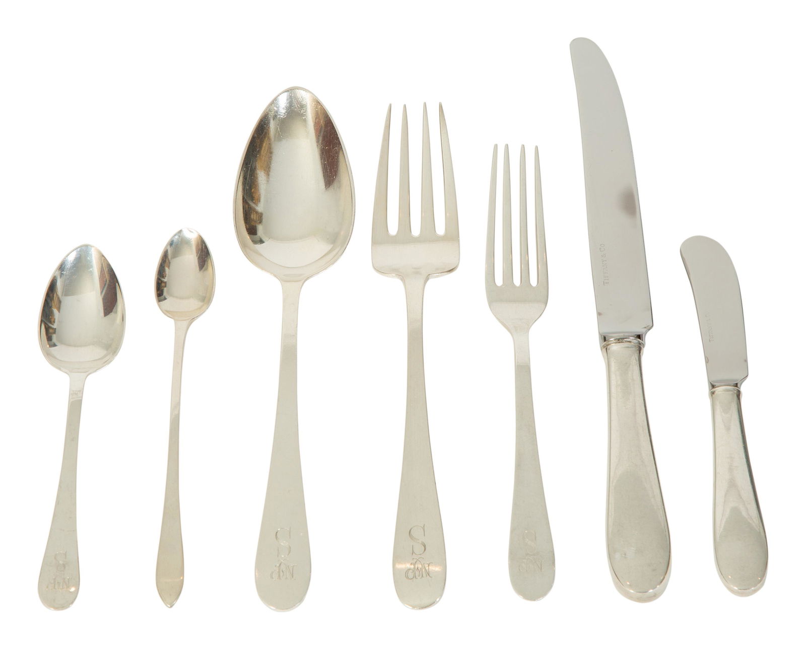 A Tiffany and Co. Silver Partial Flatware Service (1 of 4)