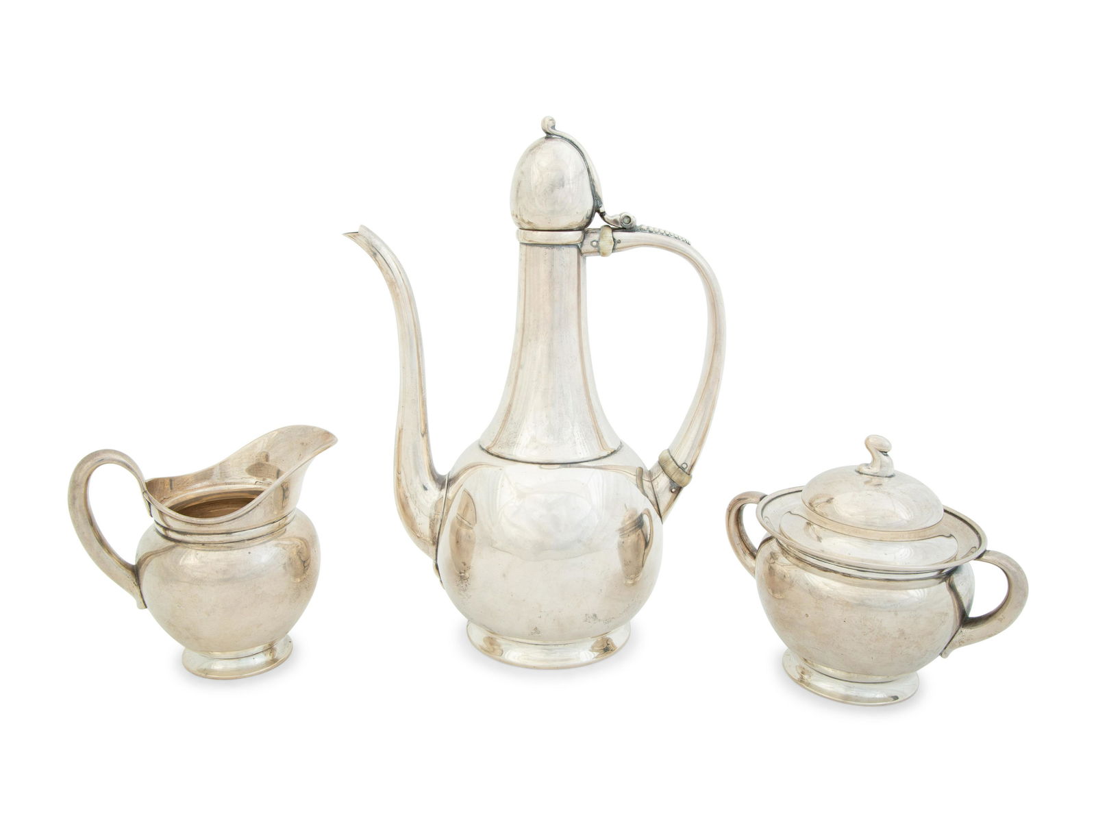 A Tiffany & Co. Silver Demitasse Set (1 of 4)