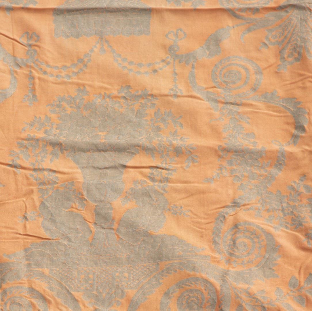 Two Pairs of Fortuny Printed Cotton Lamballe Pattern (1 of 3)