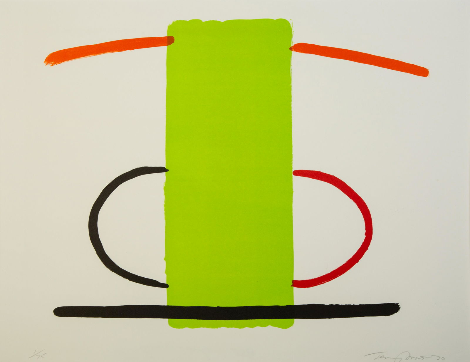 Terry Frost (British, 1915-2003) Green and Orange, 1970 (1 of 3)