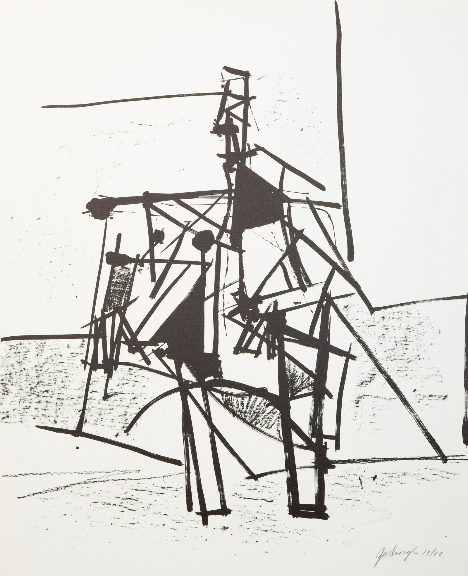 Robert Goodnough (American, 1917-2010) Four Works: The (1 of 7)