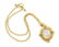 252: An 18 Karat Yellow Gold, Moonstone and Carved Rock