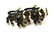 313: A Pair of 18 Karat Yellow Gold and Polychrome Enam