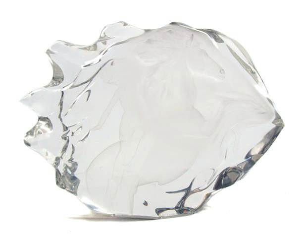 Frederick Hart, (American, 1943-1999), The Ride, 19: Frederick Hart (American, 1943-1999) The Ride, 1990 clear acrylic resin signed Hart and inscribed © 1990 F. Hart/SGL 185/350 CAI Height: 15 inches. Property from the Es