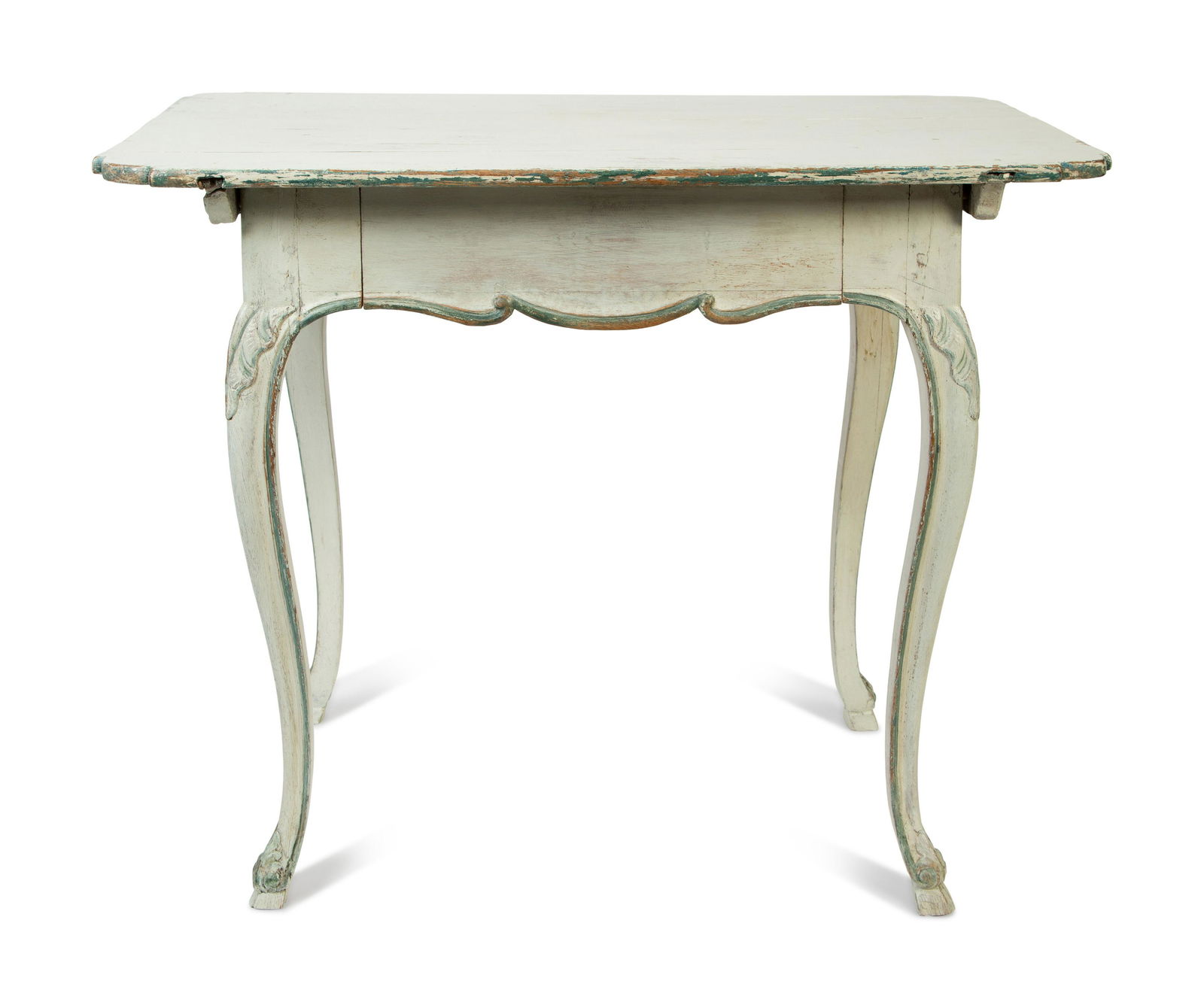 A Swedish Gustavian Style Painted Side Table Height 29 (1 of 3)