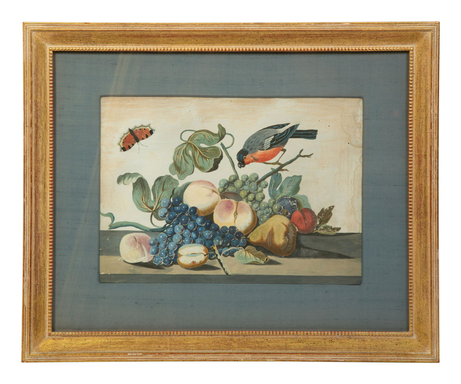 A Pair of French Watercolors Framed 18 1/2 x 23 inches. (1 of 4)