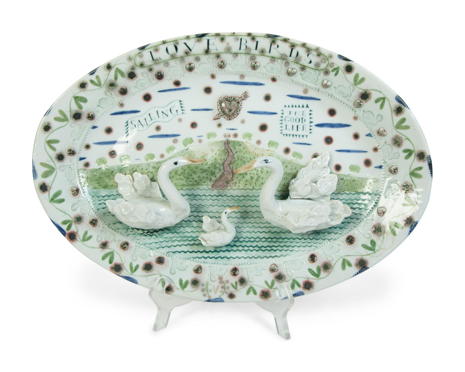 A Group of Five Pieces of Pottery by Mara Superior (1 of 7)