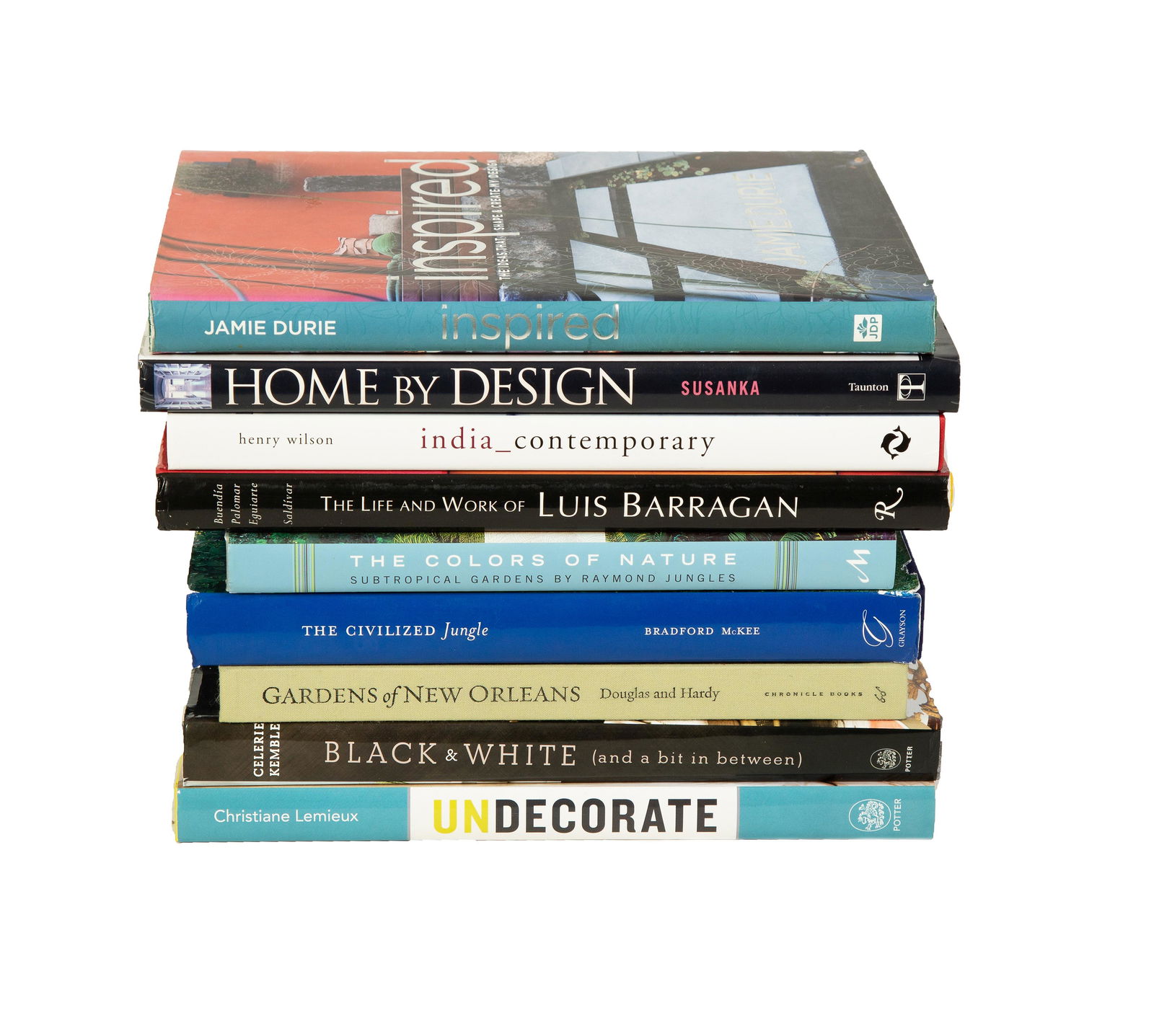 A Collection of Coffee Table Books on Interior Design (1 of 1)