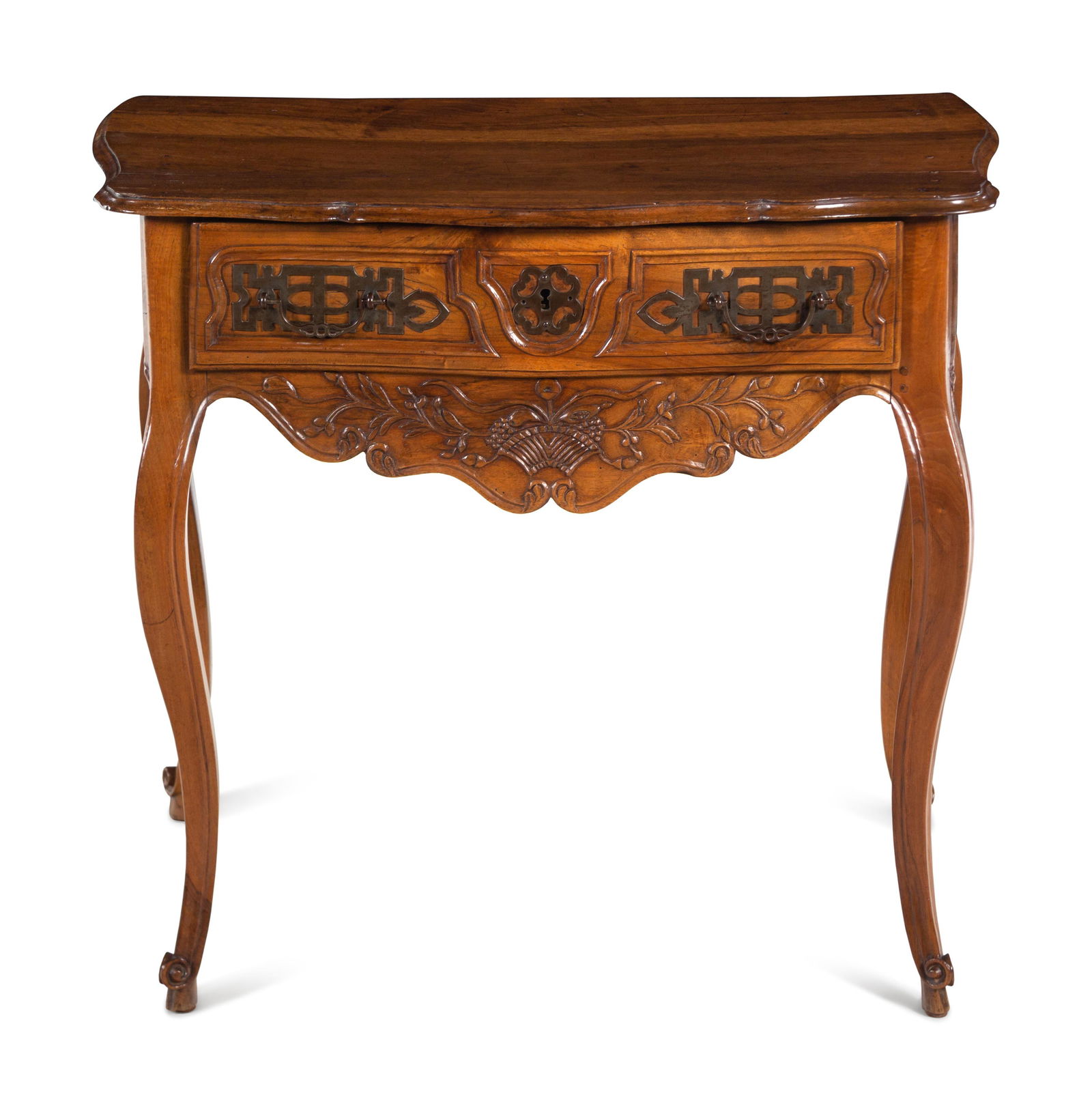 A Louis XV Provincial Carved Walnut Table (1 of 3)