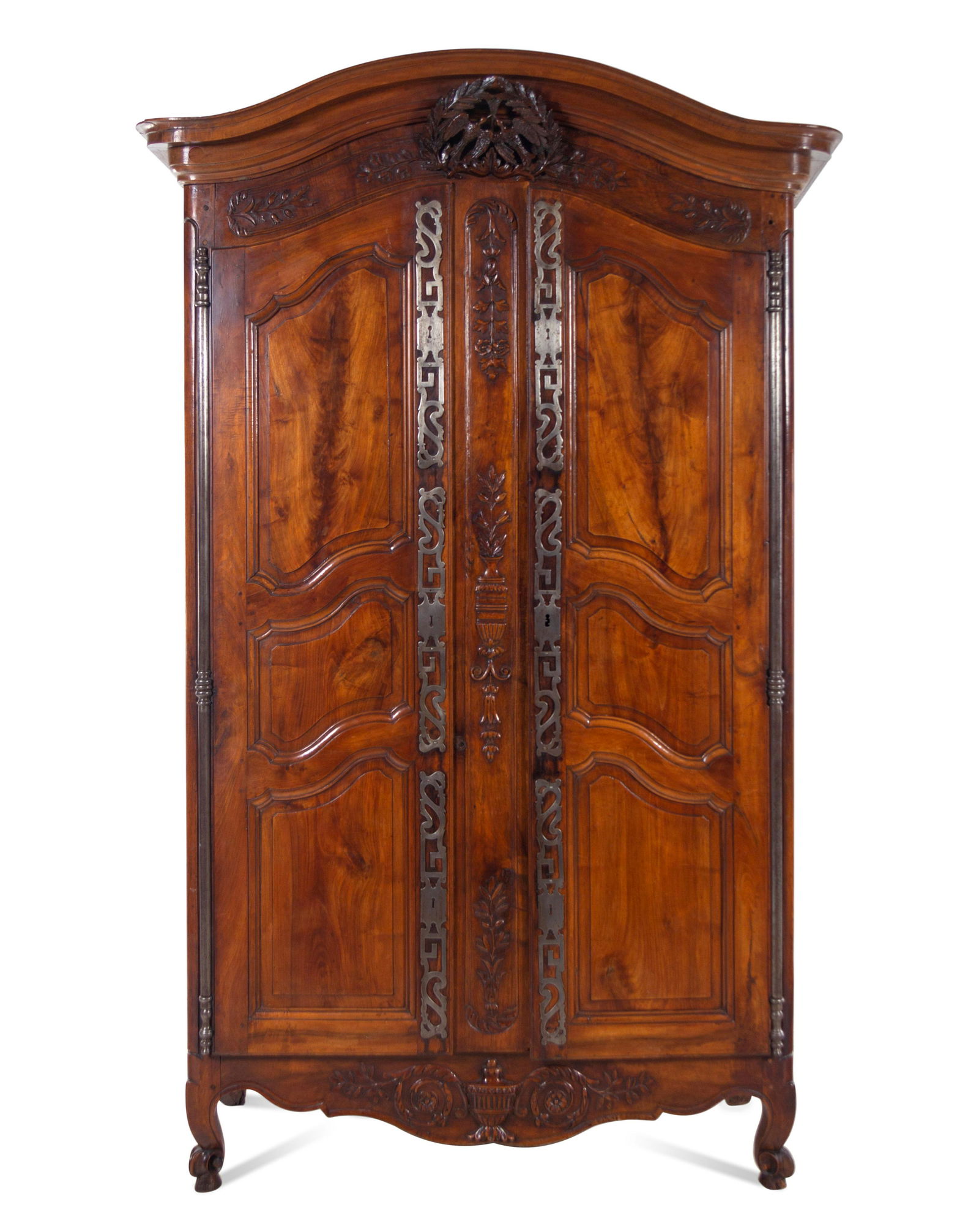 A Louis XV Provincial Carved Walnut Armoire (1 of 4)