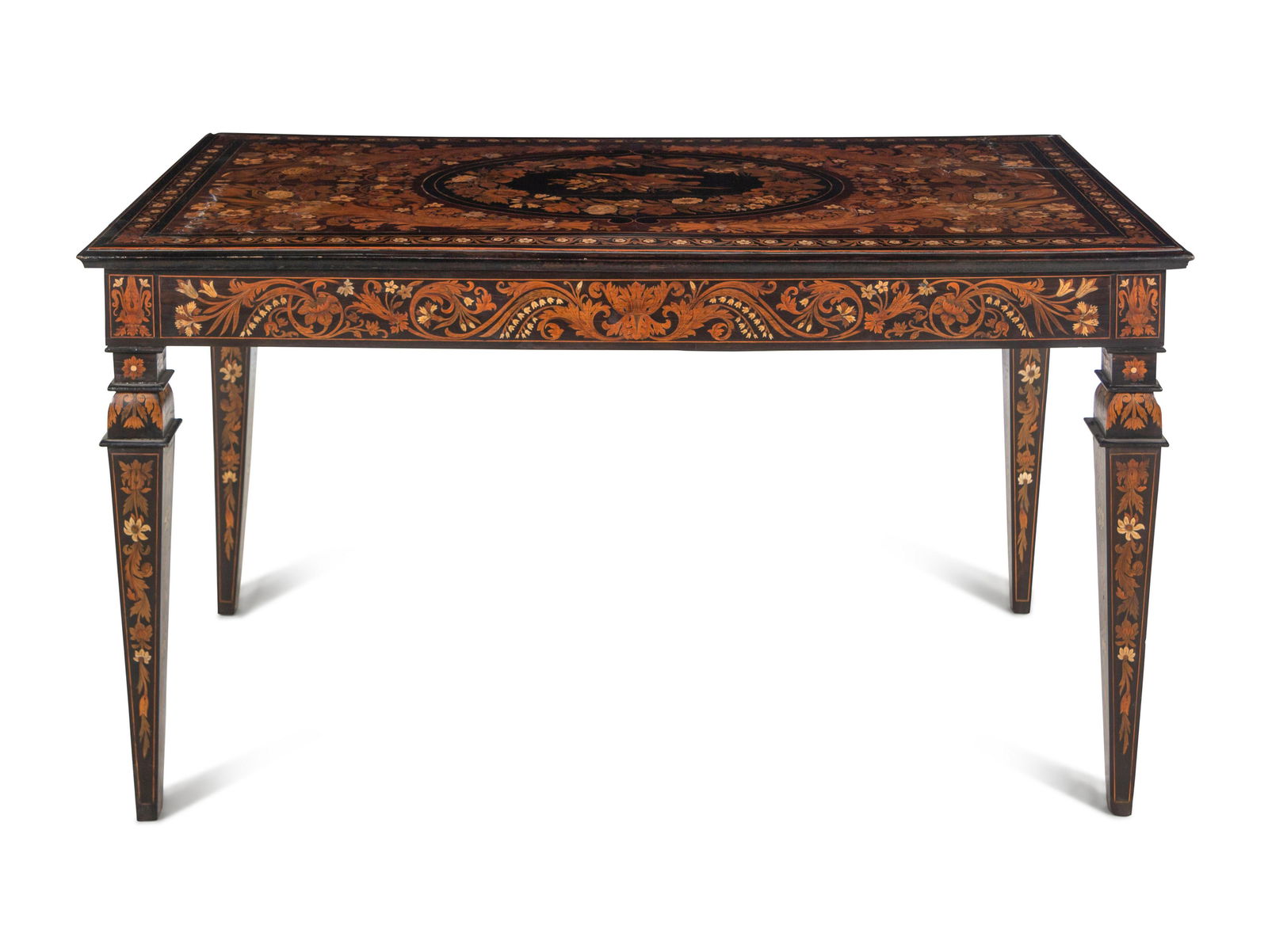 A North Italian Marquetry Center Table (1 of 4)