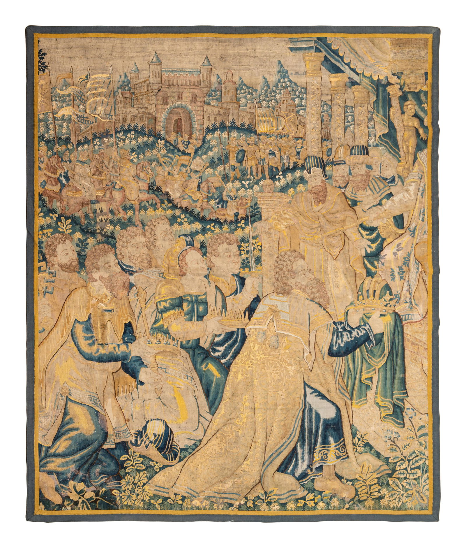 A Flemish Wool Tapestry Fragment (1 of 3)