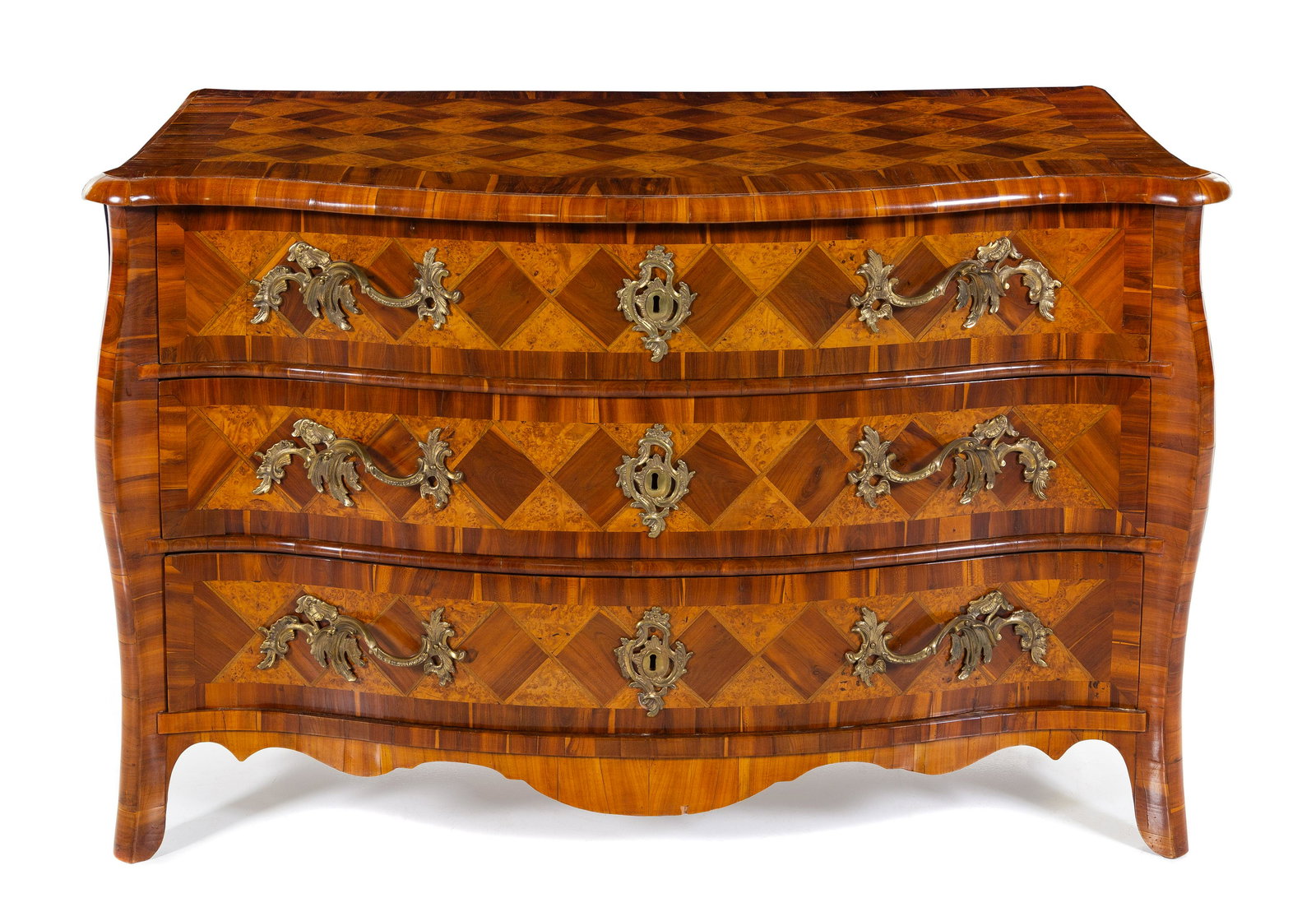 A German or Austrian Parquetry Commode (1 of 1)