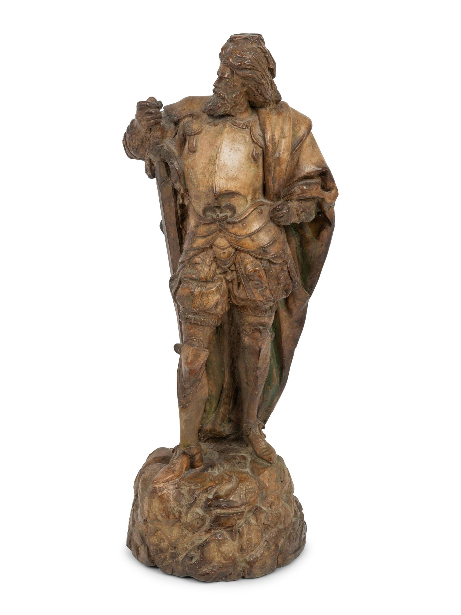 A Continental Terra Cotta Figure of a Cavalier (1 of 4)