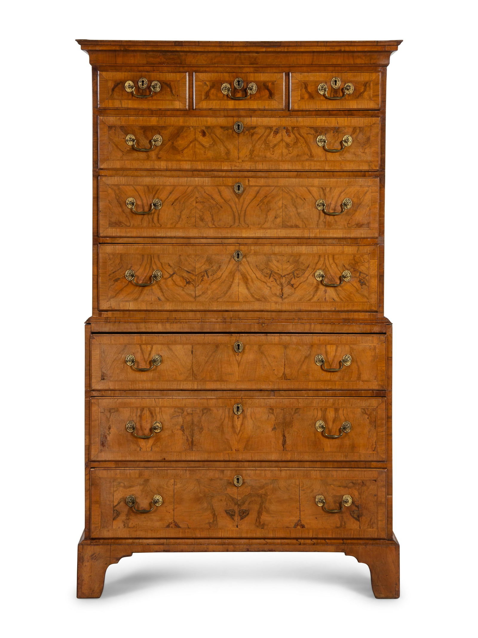 A George II Walnut Chest on Chest (1 of 5)