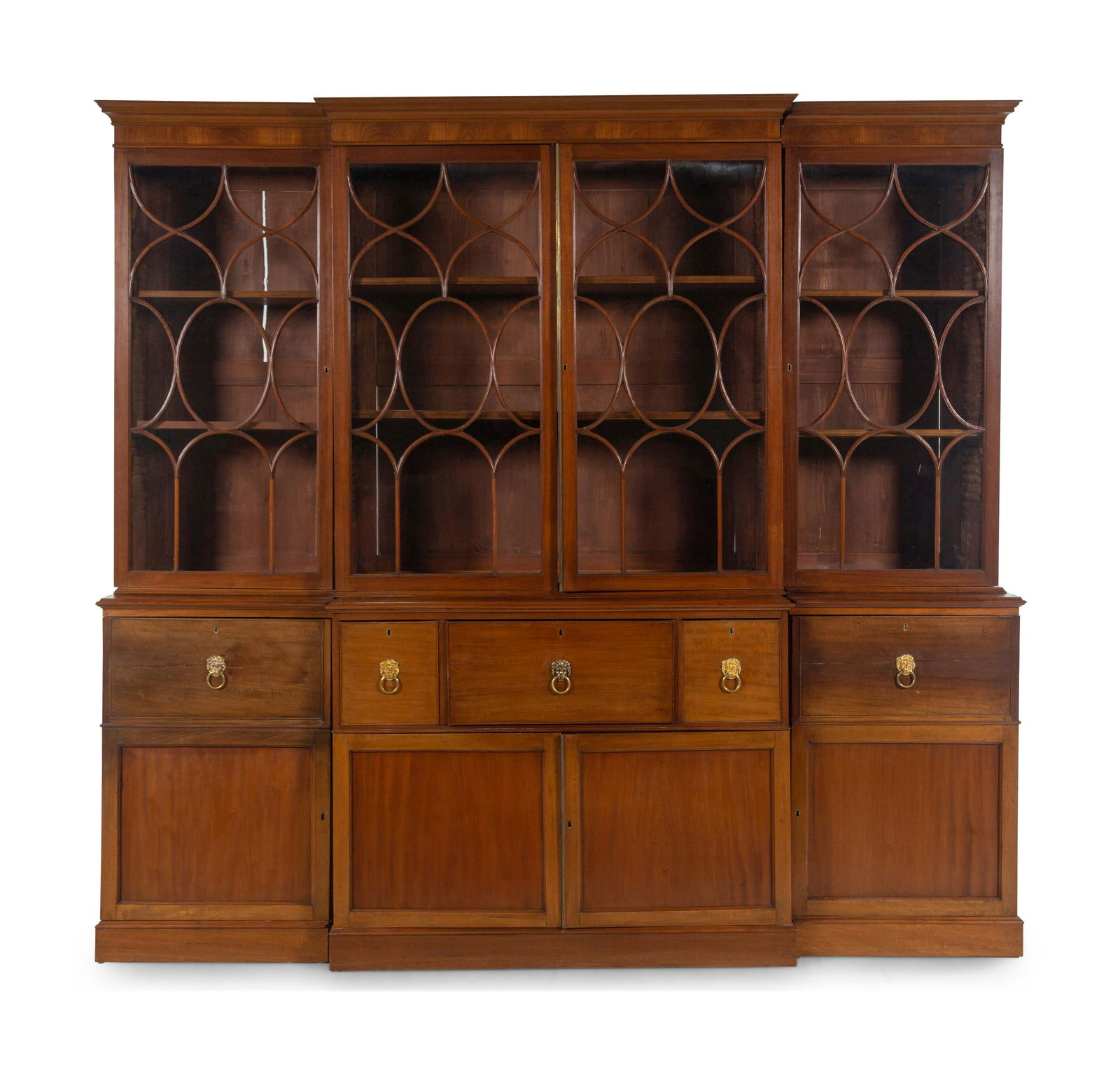 A Regency Mahogany Secretary Bookcase (1 of 4)