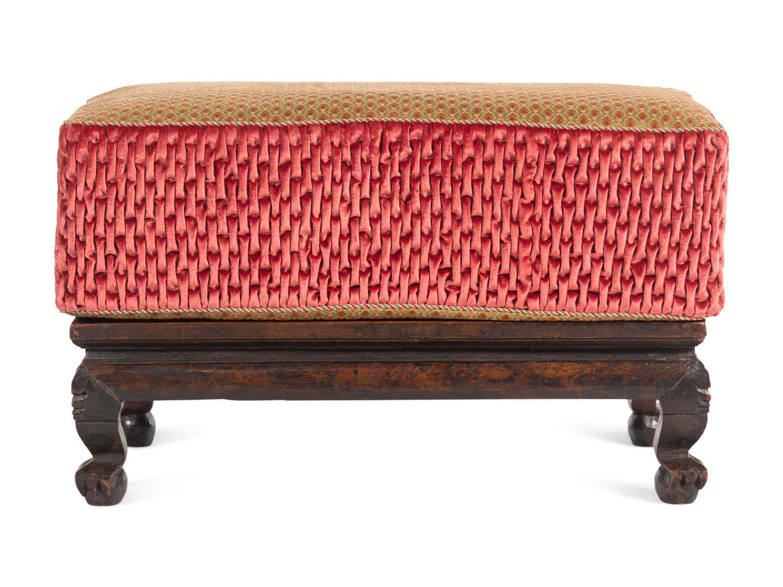 An Indian Carved Hardwood Low Stand Converted to an (1 of 3)