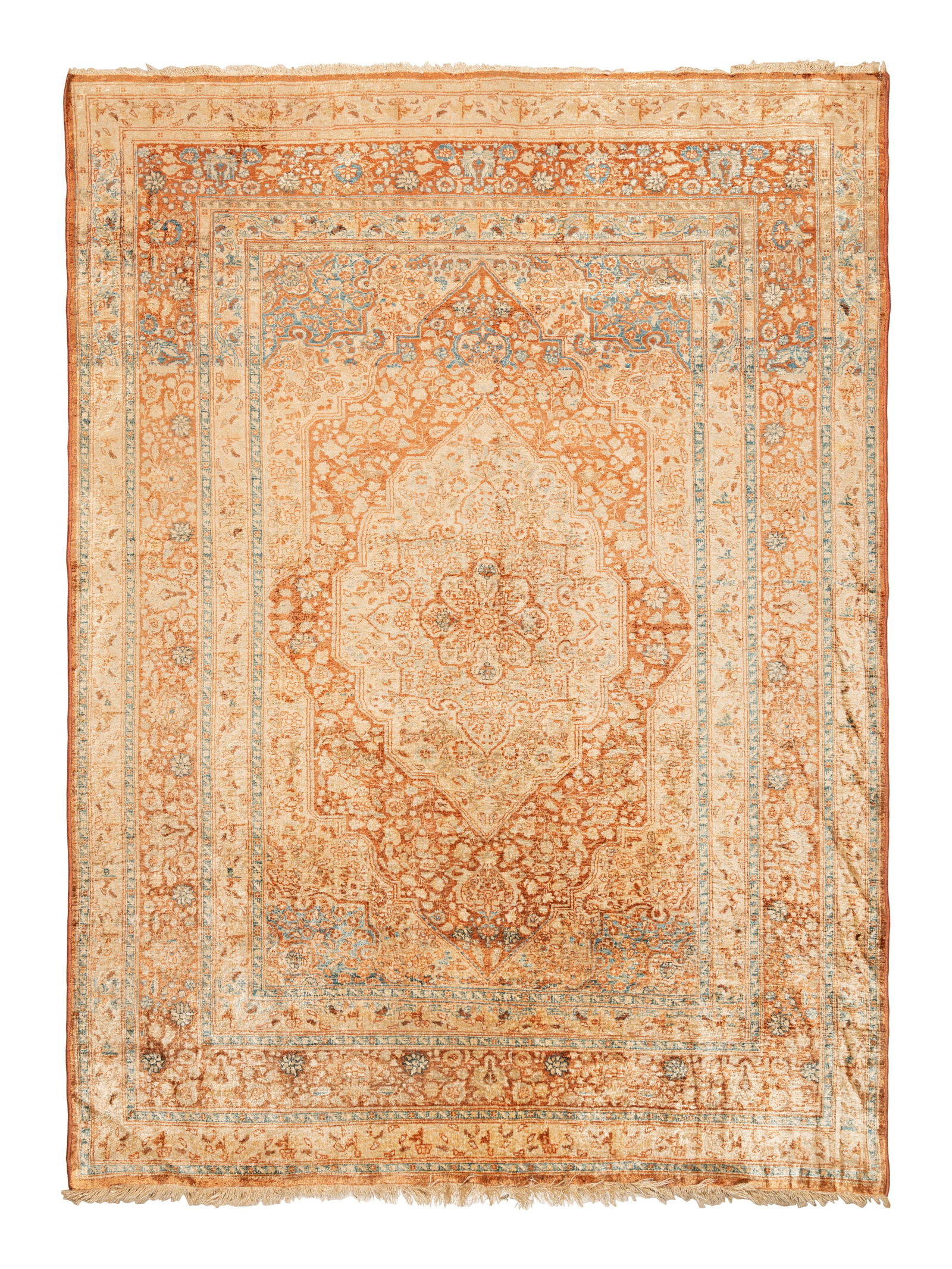 A Tabriz Silk Rug (1 of 4)